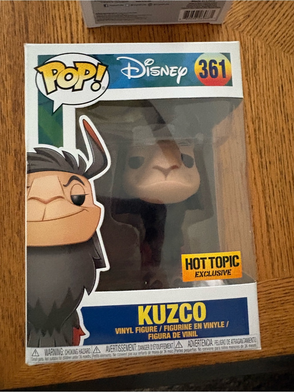 Kuzco Disney 361 Hot Topic Exclusive Funko Pop